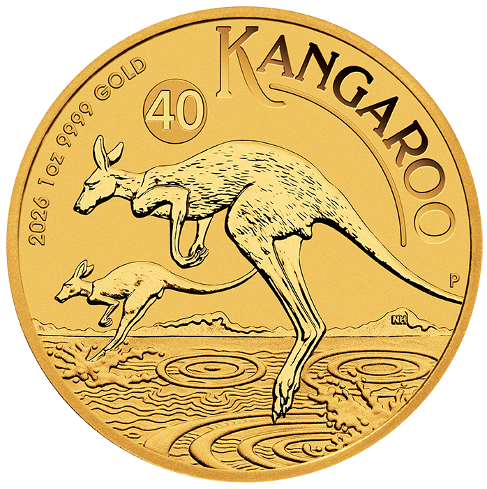2026 1 Oz Gold Australia Kangaroo - BU