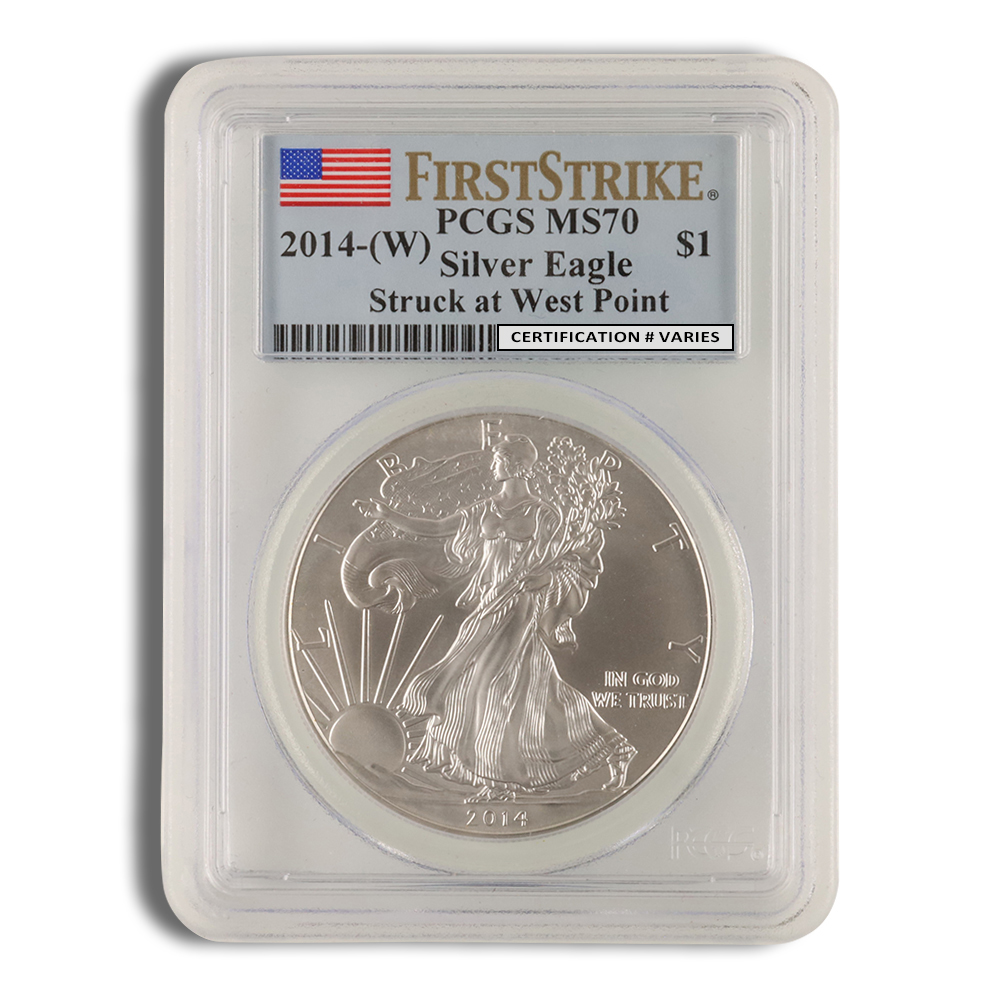 2014 Silver American Eagle - PCGS MS70 (First Strike)