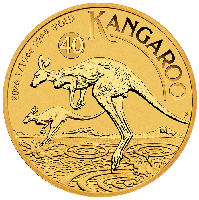 2026 1/10 Oz Gold Australia Kangaroo - BU