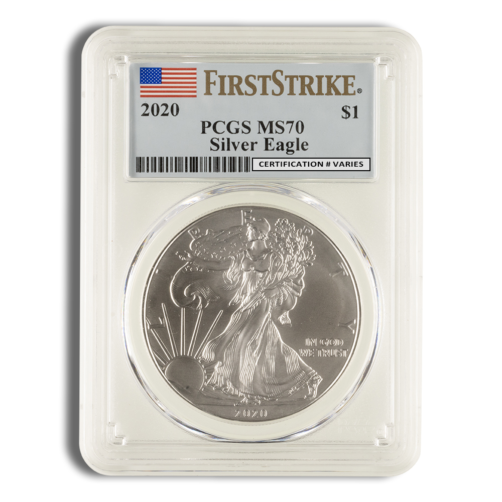 2020 Silver American Eagle - PCGS MS70 (First Strike)