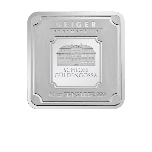 100 oz Silver Bar - Geiger (Sealed)