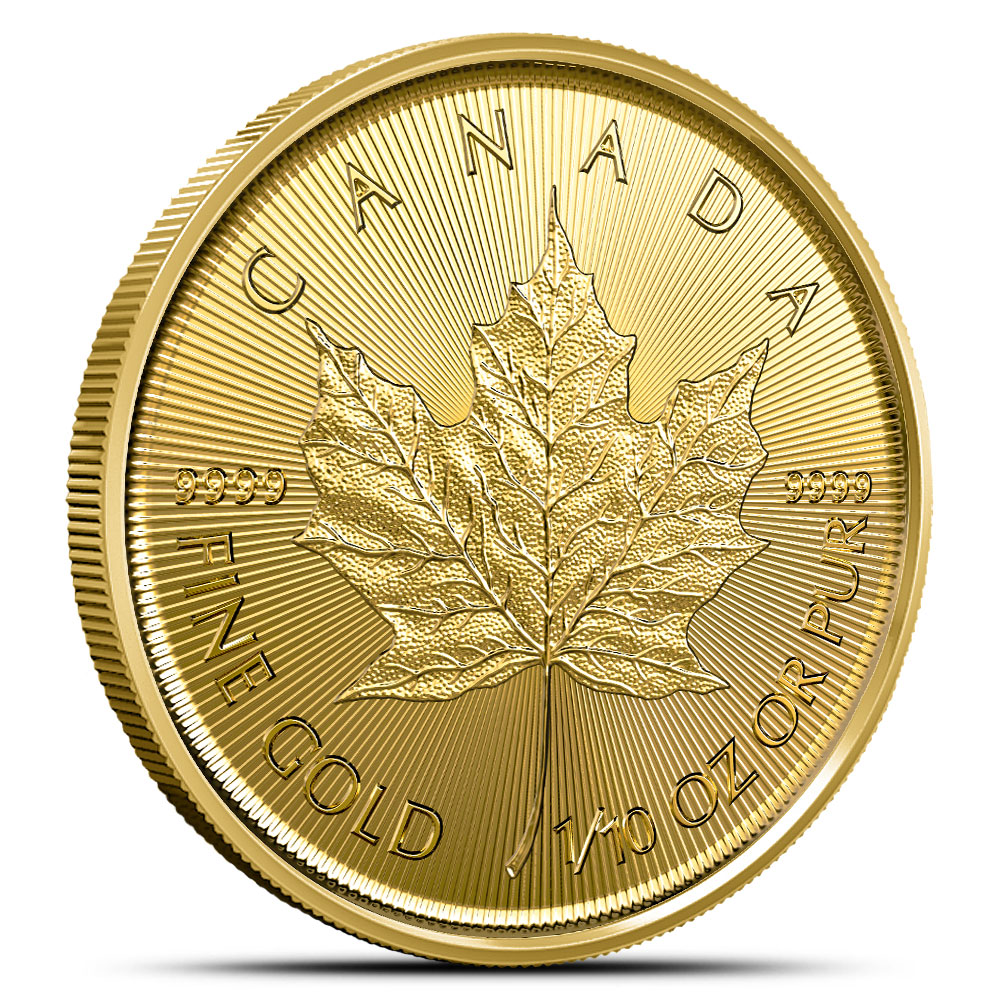 2026 1/10 Oz Gold Canadian Maple Leaf - BU (Sealed Packaging)