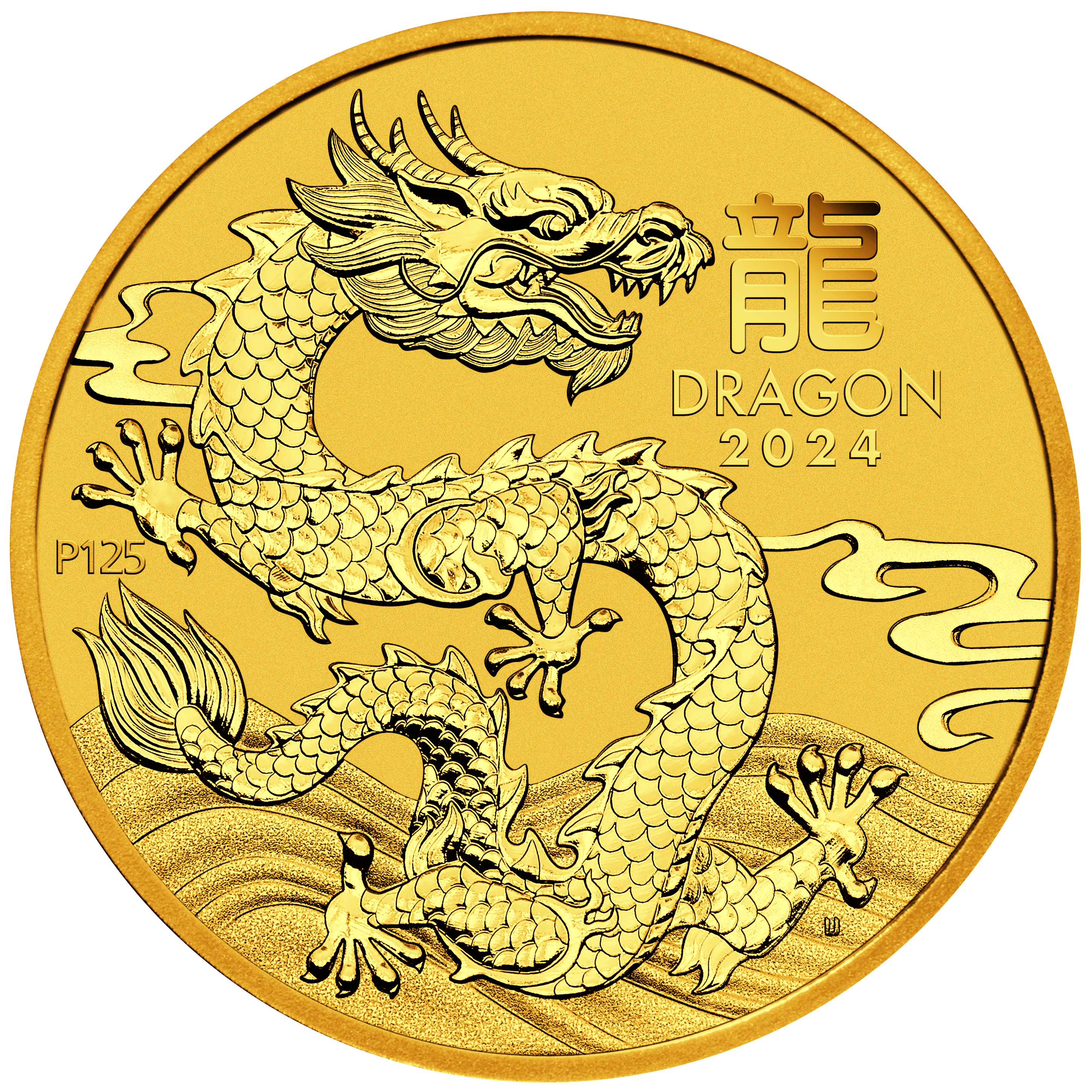2024 1/10 oz Australia Gold Lunar Dragon BU - Series III