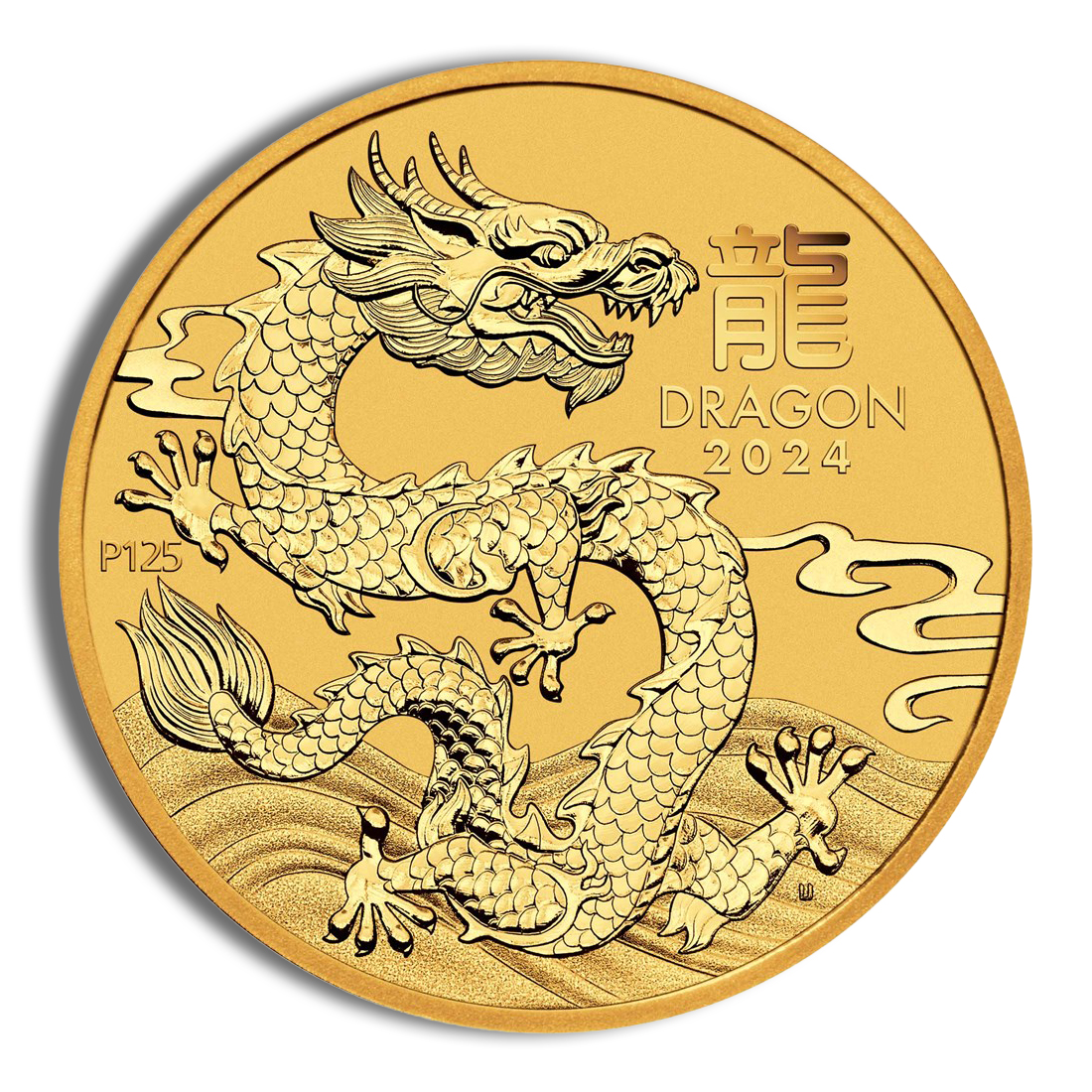 2024 1/2 oz Australia Gold Lunar Dragon BU - Series III