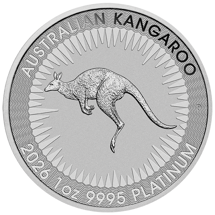 2026 1 Oz Platinum Australia Kangaroo - BU