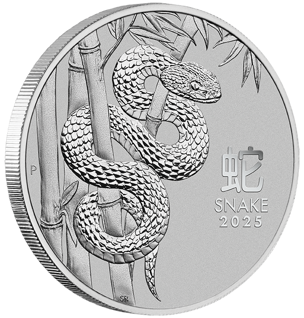 2025 1 Oz Australia Platinum Lunar Snake (Series III) - BU