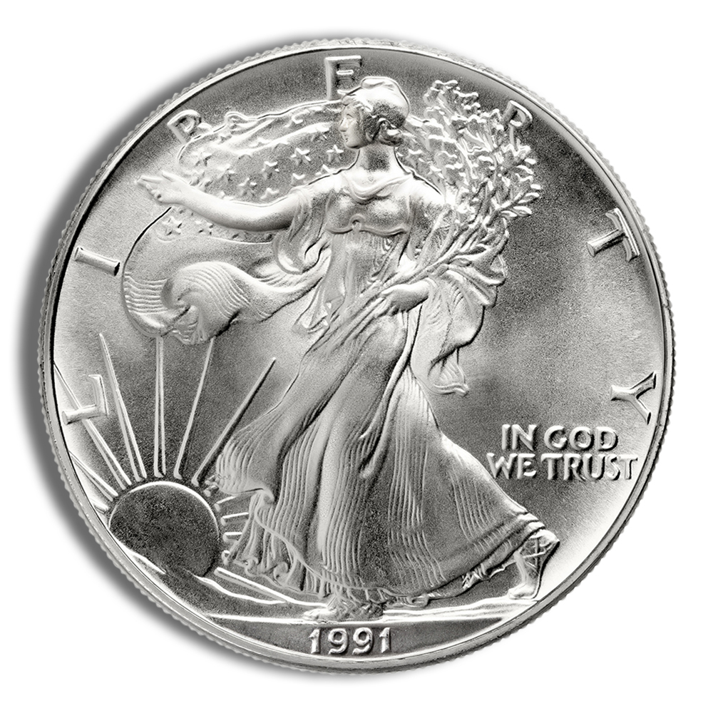 1991 Silver American Eagle - BU