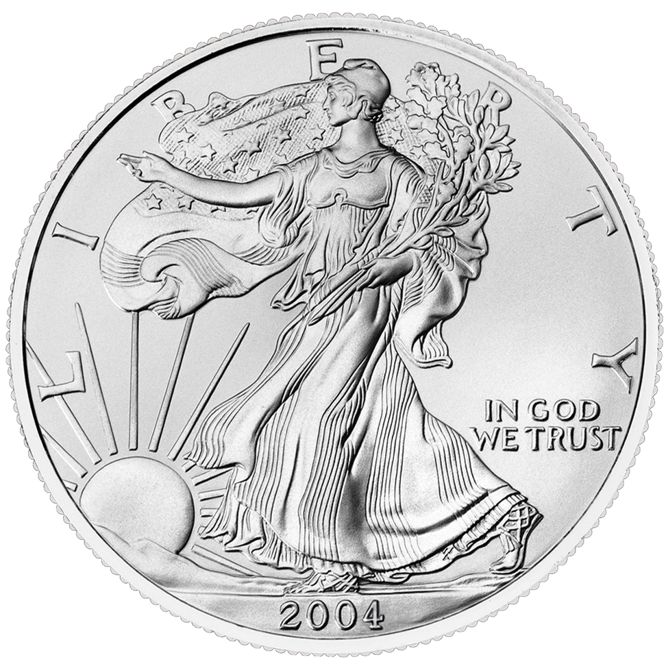 2004 Silver American Eagle Sealed Monster Box - BU